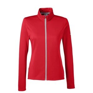 Puma Women's Red Full-Zip Utility Jacket with Contrast Zip
